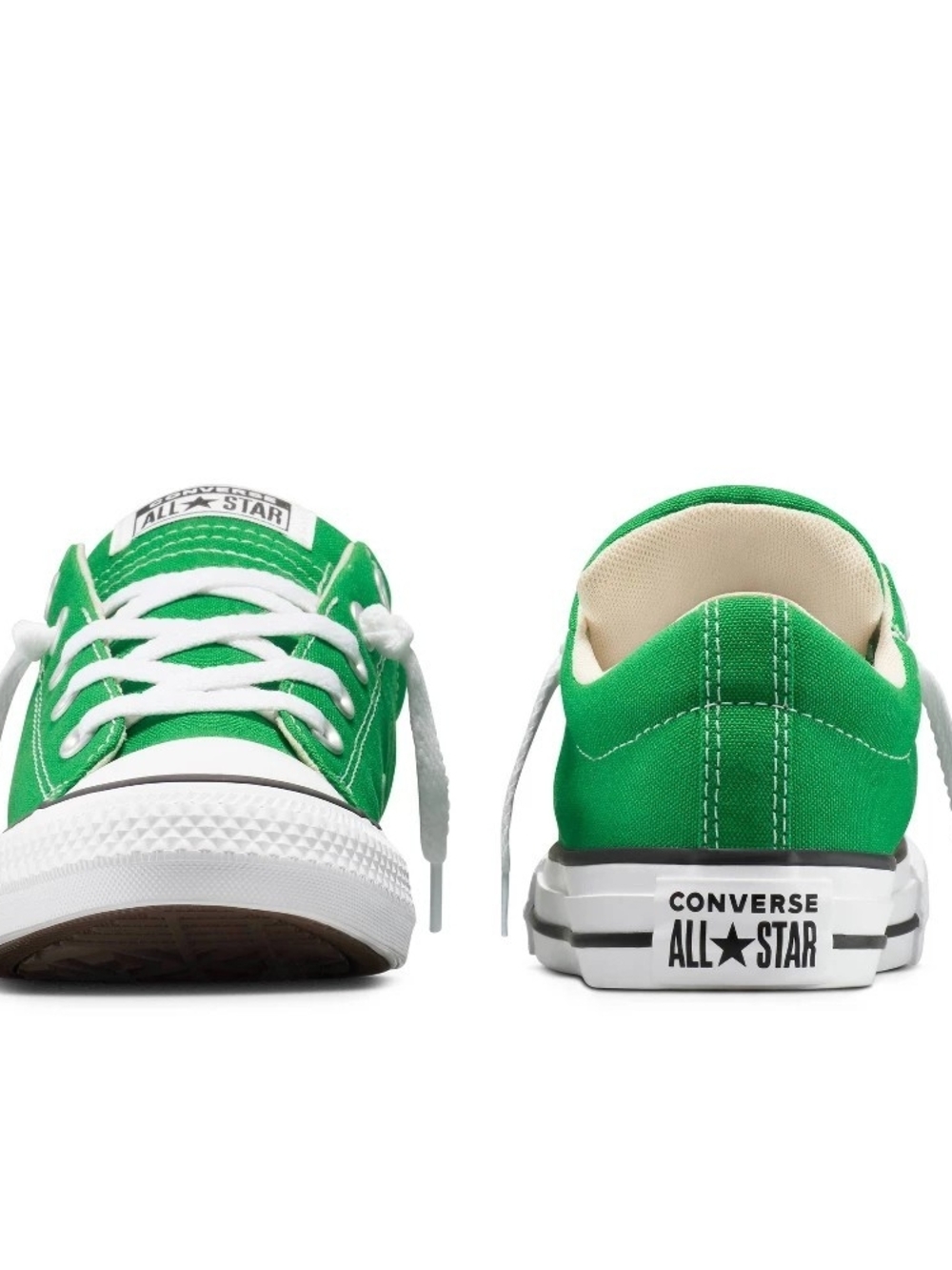 Converse Kids' Street Ox Low Top Sneakers - Green Shoes Size 3 Youth